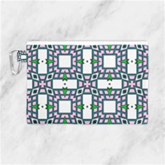 Illustrations Texture Modern Canvas Cosmetic Bag (large) by HermanTelo
