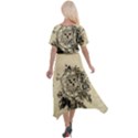 Owl On A Dreamcatcher Cross Front Sharkbite Hem Maxi Dress View2