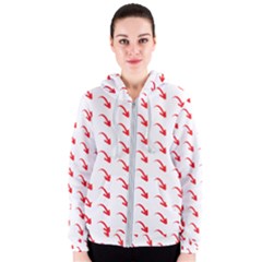 Create Your Own Custom Online Full Print Blank Template Women s Zipper Hoodie by startdesign