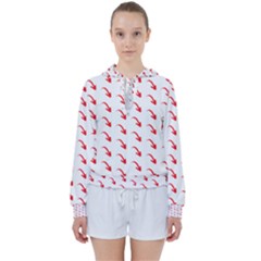 Create Your Own Custom Online Full Print Blank Template Women s Tie Up Sweat by startdesign