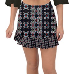 Illustrations Texture Fishtail Mini Chiffon Skirt by Mariart