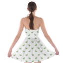 Iguana Sketchy Cartoon Style Drawing Pattern 2 Strapless Bra Top Dress View2