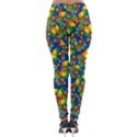 Clown World Pepe The Frog Honkhonk Meme Kekistan Funny Pattern Blue  Lightweight Velour Leggings View2