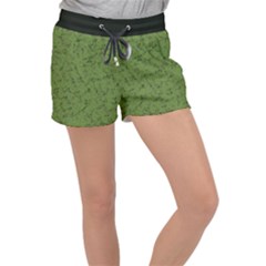 Groyper Pepe The Frog Original Meme Funny Kekistan Green Pattern Women s Velour Lounge Shorts by snek