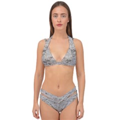 Sand Abstract Double Strap Halter Bikini Set by Fractalsandkaleidoscopes