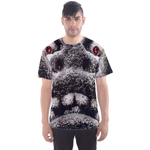 Monster Sculpture Extreme Close Up Illustration 2 Men s Sports Mesh Tee by dflcprintsclothing