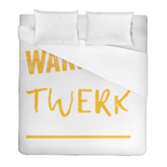 Twerking T-shirt Best Dancer Lovers & Twirken Twerken Gift | Booty Shake Dance Twerken Present | Twerkin Shirt Twerking Tee Duvet Cover (full/ Double Size) by reckmeck