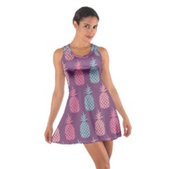 Pineapple Wallpaper Pattern 1462307008mhe Cotton Racerback Dress by Sobalvarro