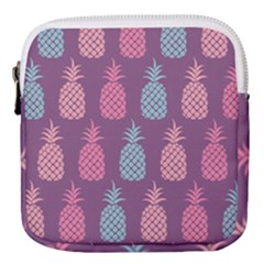 Pineapple Wallpaper Pattern 1462307008mhe Mini Square Pouch by Sobalvarro