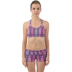 Pineapple Wallpaper Pattern 1462307008mhe Back Web Gym Set by Sobalvarro