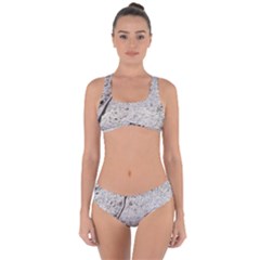 Beach Sand Criss Cross Bikini Set by Fractalsandkaleidoscopes