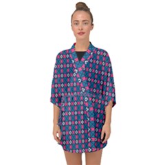 Df Tentifancy Look Half Sleeve Chiffon Kimono by deformigo
