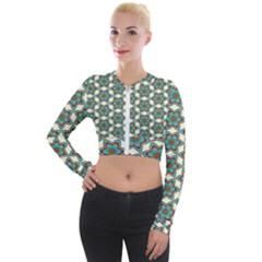 Df Tomomi Nao Long Sleeve Cropped Velvet Jacket by deformigo