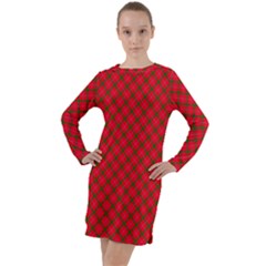 Holiday Long Sleeve Hoodie Dress by dressshop