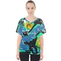 Rancho 1 1 V-Neck Dolman Drape Top View1