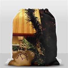 Christmas Tree  1 16 Drawstring Bag (small) by bestdesignintheworld