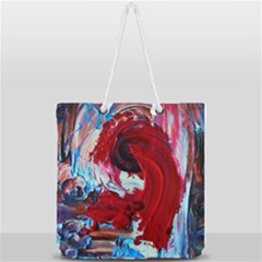 Point Of View-1-1 Full Print Rope Handle Tote (large) by bestdesignintheworld