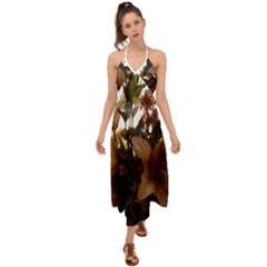 Lilies 1 1 Halter Tie Back Dress  by bestdesignintheworld
