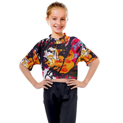 Consolation Before Battle 1 1 Kids Mock Neck Tee by bestdesignintheworld