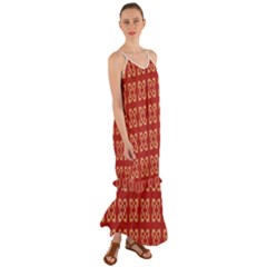 Nakanno Cami Maxi Ruffle Chiffon Dress by deformigo