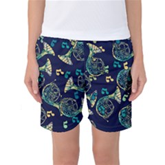 French Horn Women s Basketball Shorts by BubbSnugg