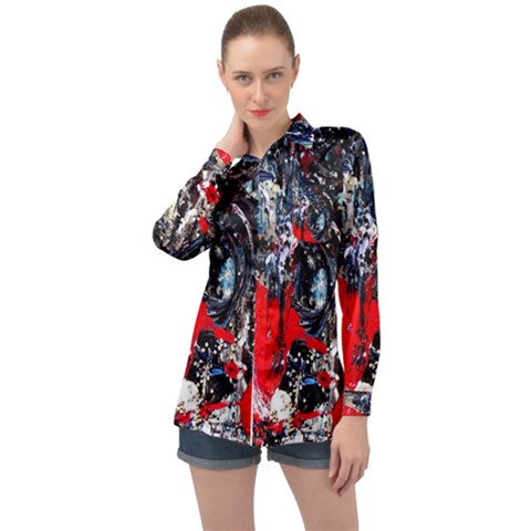 Multiple Desires 1 1 Long Sleeve Satin Shirt by bestdesignintheworld