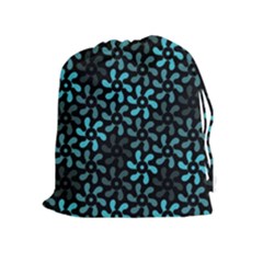 Decorative Flower Nature Abstract Drawstring Pouch (xl) by Vaneshart