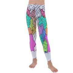 Digitization Transformation Germany Kids  Lightweight Velour Leggings by Vaneshart