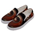 Pattern Background Swinging Design Men s Canvas Slip Ons View2