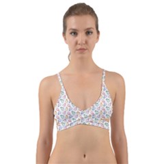 Linux Kernel Penguin Pattern Logo Wrap Around Bikini Top by Vaneshart