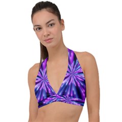 Background Structure Lines Halter Plunge Bikini Top by Vaneshart