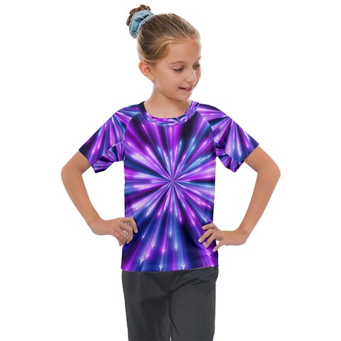 Background Structure Lines Kids  Mesh Piece Tee by Vaneshart