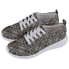 Urban Art Textured Print Pattern Men s Lightweight Sports Shoes by dflcprintsclothing