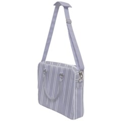 Nice Stripes - Cloudy Grey Cross Body Office Bag by FashionBoulevard