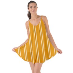 Nice Stripes - Honey Orange Love The Sun Cover Up by FashionBoulevard