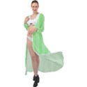 Nice Stripes - Mint Green Maxi Chiffon Beach Wrap View1