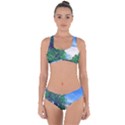 Drawing of A Summer Day Criss Cross Bikini Set View1