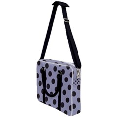 Silver Grey Black Cross Body Office Bag by FashionBoulevard