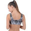 Pattern Abstract Structure Art Front Tie Bikini Top View2