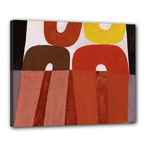 Sophie Taeuber Arp, Composition À Motifs D arceaux Ou Composition Horizontale Verticale Canvas 20  X 16  (stretched) by Sobalvarro