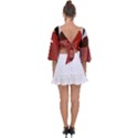 Sophie Taeuber Arp, Composition à Motifs D arceaux Ou Composition Horizontale Verticale Tie Back Butterfly Sleeve Chiffon Top View2