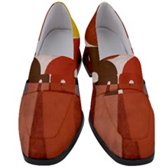 Sophie Taeuber Arp, Composition À Motifs D arceaux Ou Composition Horizontale Verticale Women s Chunky Heel Loafers by Sobalvarro
