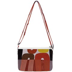 Sophie Taeuber Arp, Composition À Motifs D arceaux Ou Composition Horizontale Verticale Double Gusset Crossbody Bag by Sobalvarro