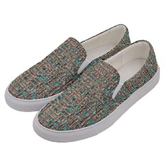 Sterling Silver And A Flow Of Japanese Kanji Inspiration Men s Canvas Slip Ons by pepitasart