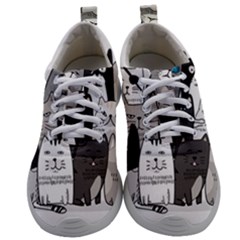 Cute Cat Hand Drawn Cartoon Style Mens Athletic Shoes by Vaneshart