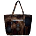 Fractal Fantasy Design Construction Zip Up Canvas Bag View3
