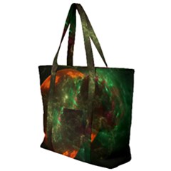 Space Cosmos Galaxy Universe Sky Zip Up Canvas Bag by Wegoenart