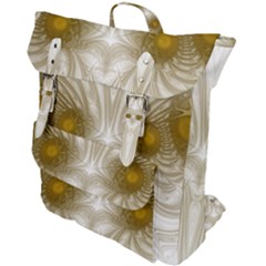 Fractal Fantasy Background Pattern Buckle Up Backpack by Wegoenart