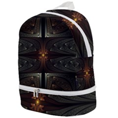 Fractal Artwork Abstract Fantasy Zip Bottom Backpack by Wegoenart