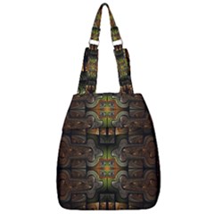 Fractal Fantasy Mystic Design Center Zip Backpack by Wegoenart
